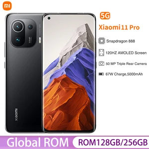 Xiaomi Mi 11 Pro Global ROM 5G Smartphone 128GB/256GB Snapdragon 888
120HZ Full Screen 67W Fast Charger NFC 5000mAh Battery