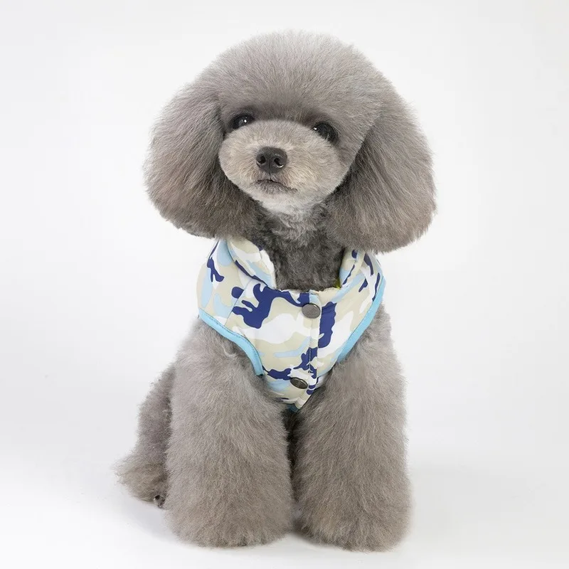 Полиэстер Осень/Зима Одежда для домашних животных собак Камуфляжный