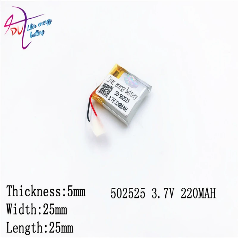 502525 482525 3 7 V полимерная литиевая батарея MP3 MP4 MP5 GPS 220MAH литровая энергетическая