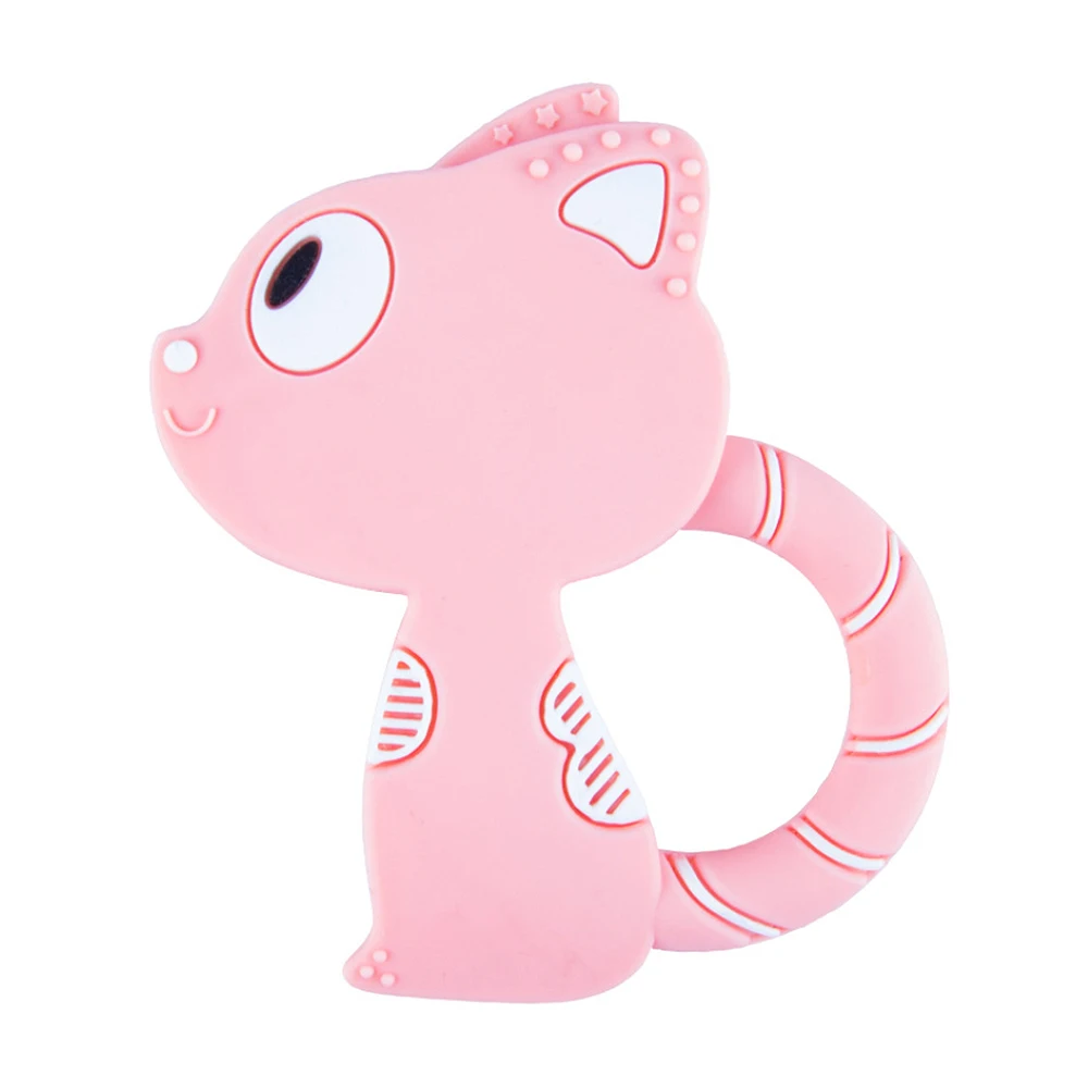 Карамельный цвет детская силиконовая подвеска-прорезыватель BPA бесплатно