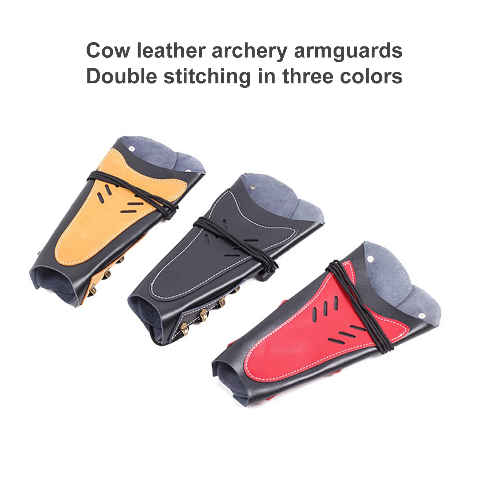 

Leather Arm Protector Adjustable Strap Elasticity for Recurve Bow Shooting Archery Hunting