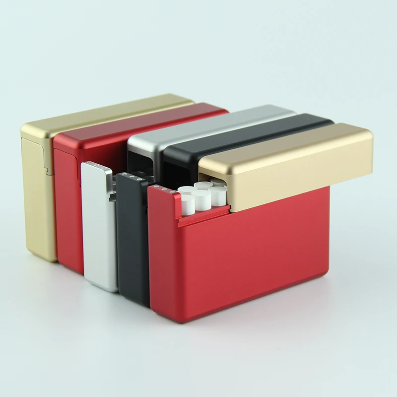 

High-end electronic cigarette case 18 sticks Metal cigarette storage box For IQOS 2.4Plus /3.0/3 DUO/lil E-Cigarette Accessories