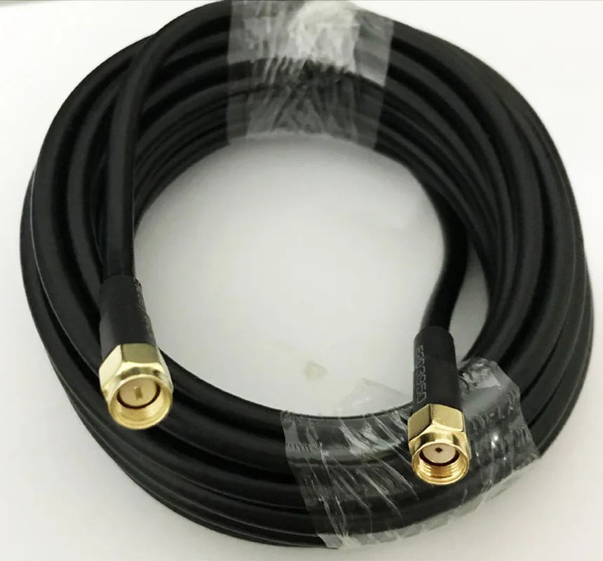 Коаксиальный кабель RG58 SMA штекер-штекер переходник 50-3 коаксиального типа 50 Ом см