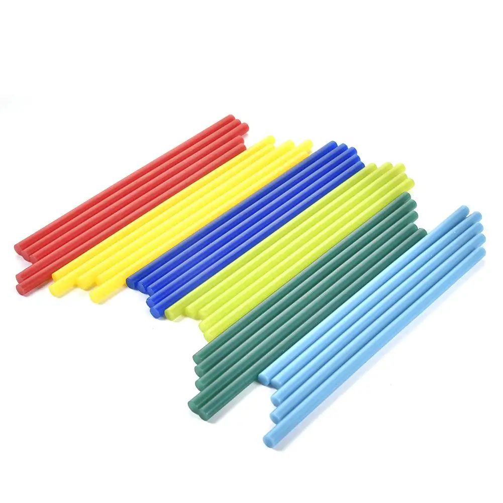 65 шт красочные 7x200 палочки термоклея для электрического клеевого пистолета