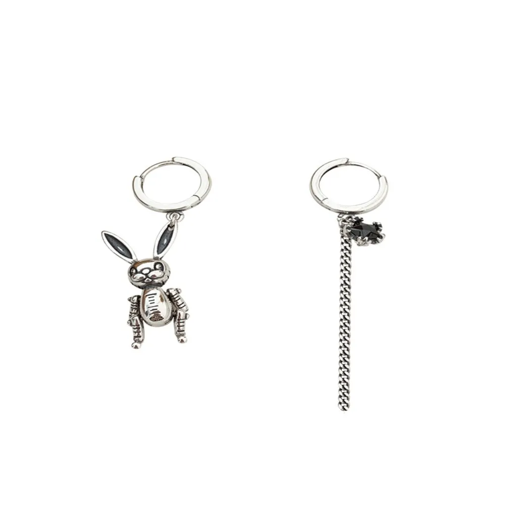 Серьги-подвески женские из серебра 925 пробы асимметричные | Украшения и