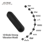 Мини-вибратор-Пуля для женщин, 10 скоростей, Стимулятор клитора, фаллоимитатор, вибратор для точки G, секс-игрушки для женщин, магазин секс-товаров для взрослых