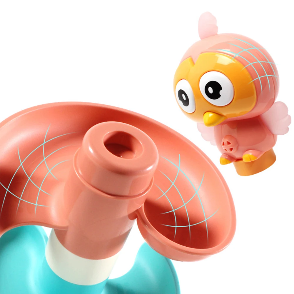 Детские строительные блоки игрушки скольжения башня забе вращающийся