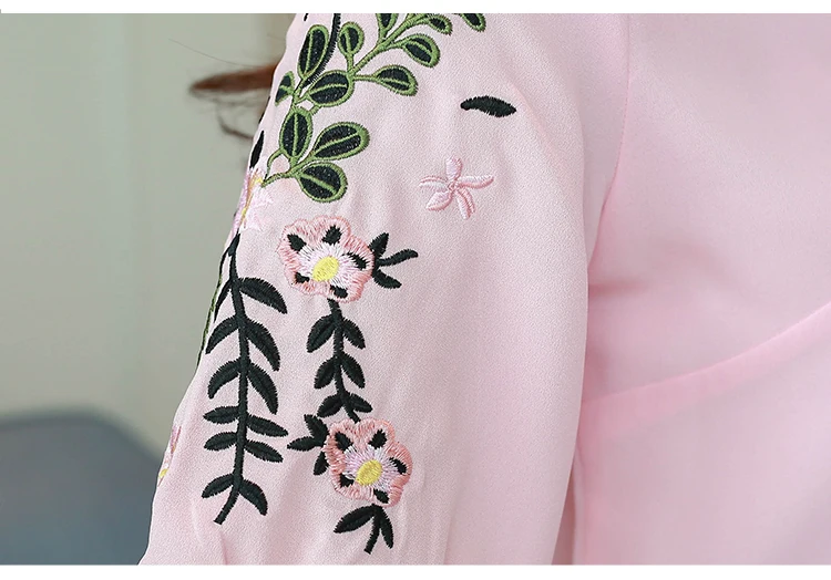 2019 шифоновая Женская Офисная рубашка блузка с коротким рукавом летние женские