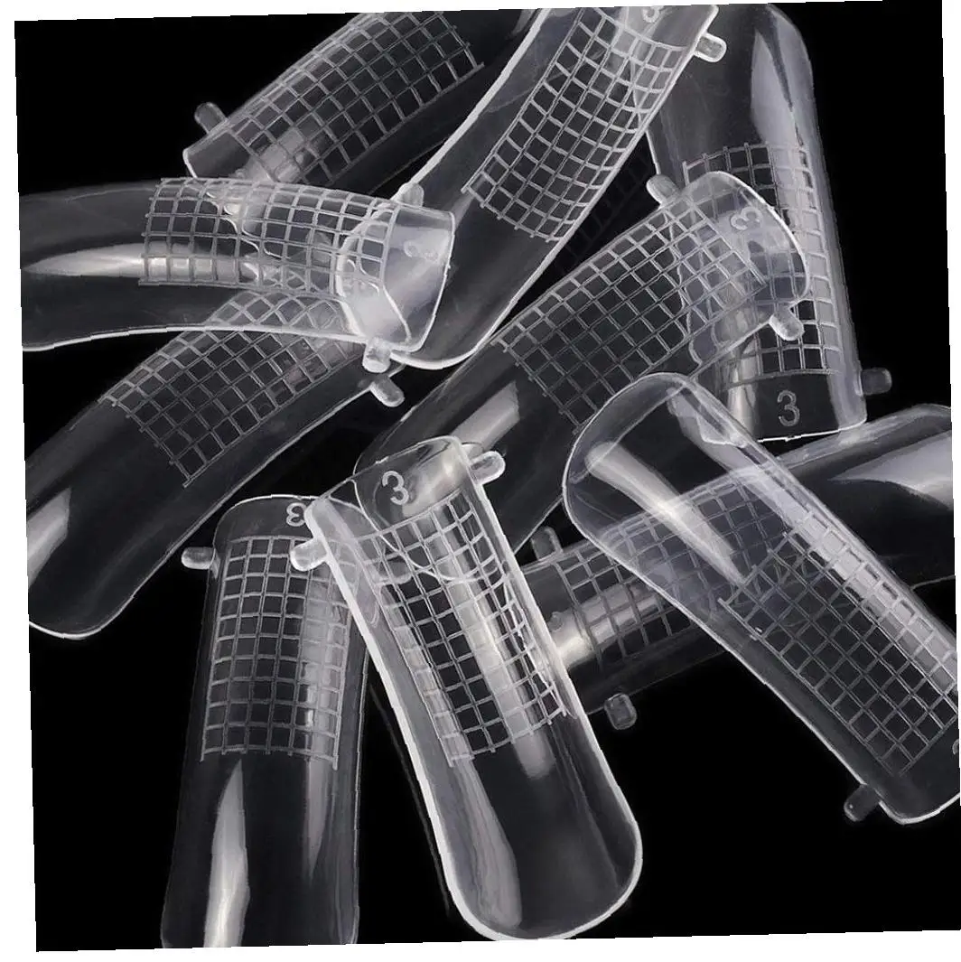 100 шт./компл. искусственная форма для ногтевого дизайна прозрачное полное