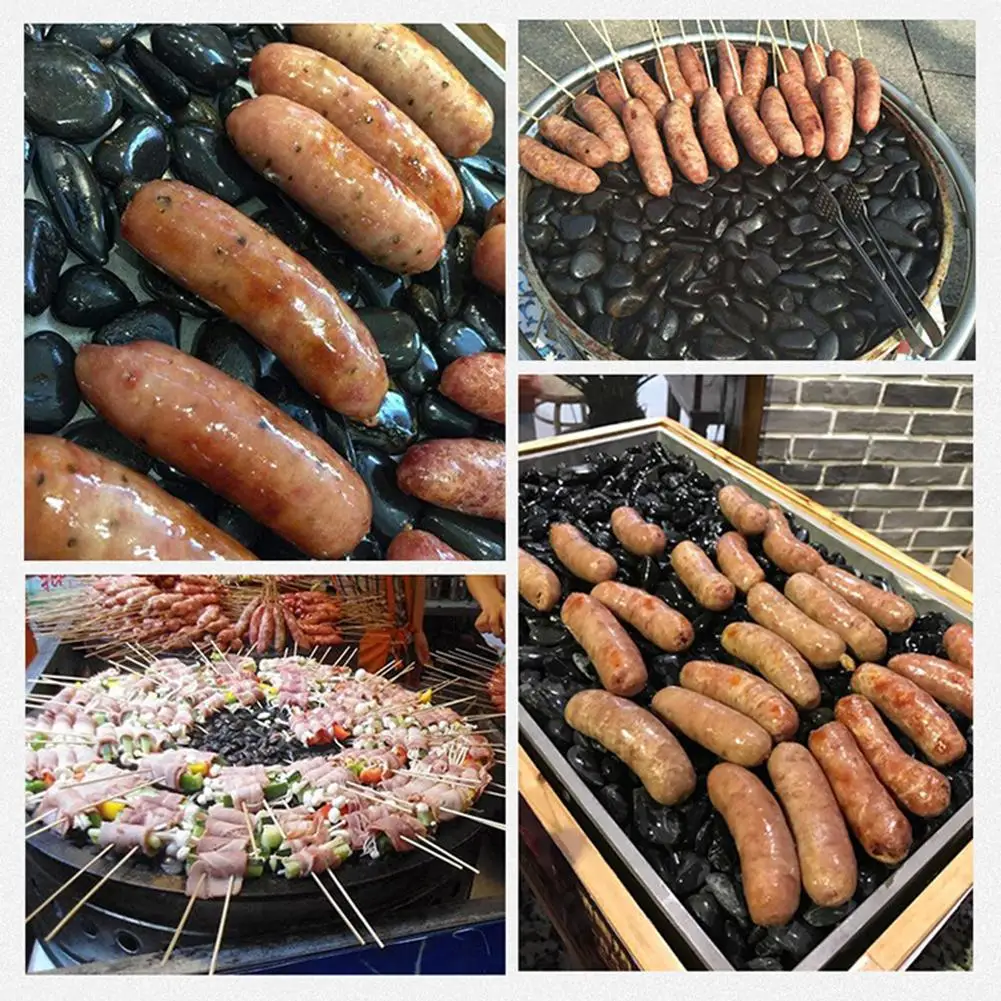 1000 г барбекю булыжник бочка рыбы вулканический декоративный камень Жаростойкие