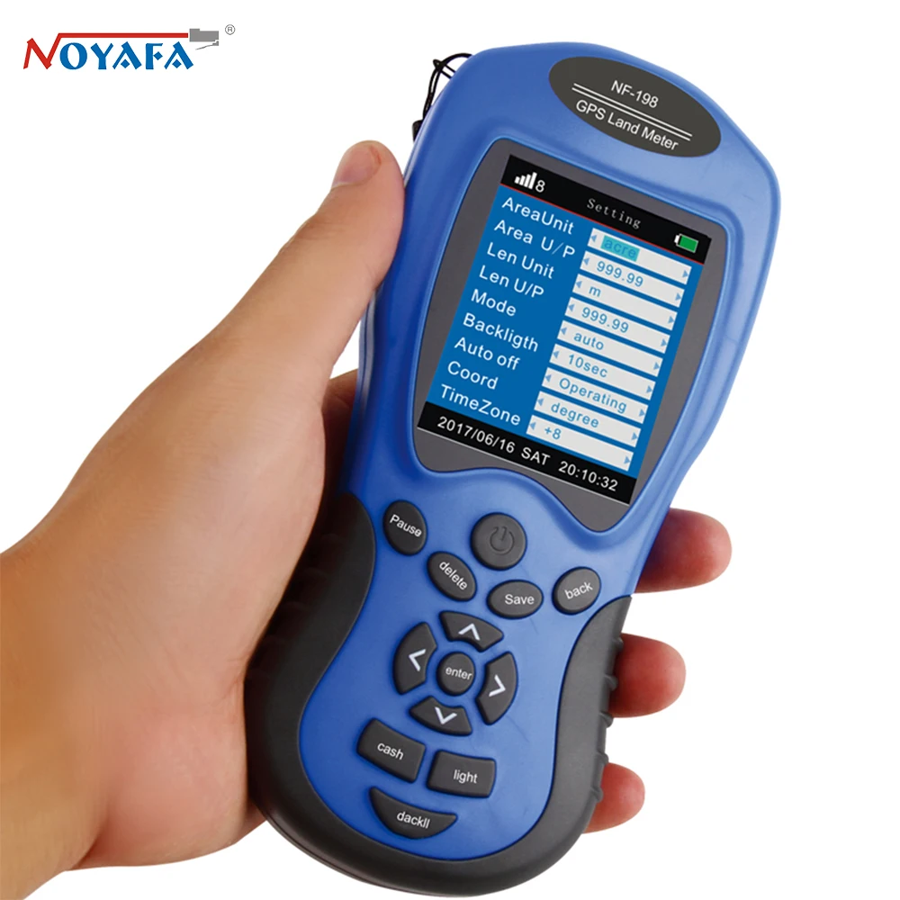 Noyafa Land Meter Test Device NF-198 Survey Equipment Use For Farm Land Surveying Mapping Area Length Measurement Tool