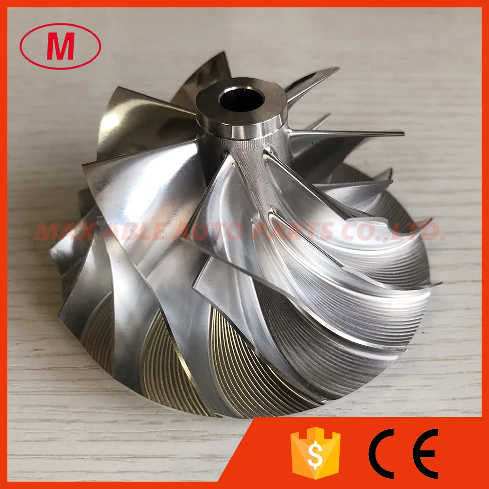S300 169565 61.40/84.62mm 7+7 blades turbo billet/milling/aluminum 2618 compressor wheel for Racing | Автомобили и мотоциклы