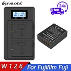 Новый PALO 1200mAh NP-W126 NP W126 NPW126 батареи + LCD двойное зарядное устройство для Fujifilm Fuji X-Pro1 XPro1 X-T1 XT20 XS10 XT100 XT200 XA5