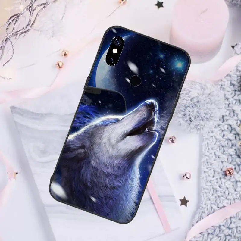 

howling wolf pictures Phone Case For Xiaomi Redmi note 7 8 9 pro 8T 9S Mi Note 10 Lite pro
