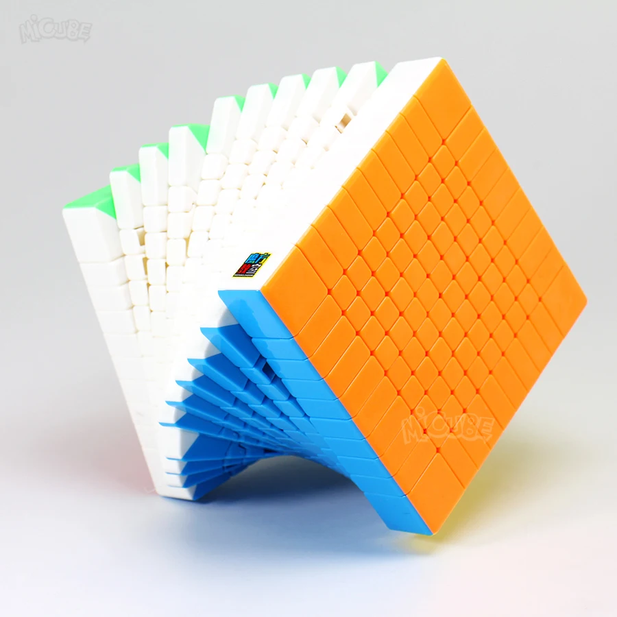 Moyu Yuhu Meilong 10x10x10 кубик без наклеек матовая поверхность 10x10 Magic Скорость куб головоломка 10 слоев Cubo развивающая игрушка