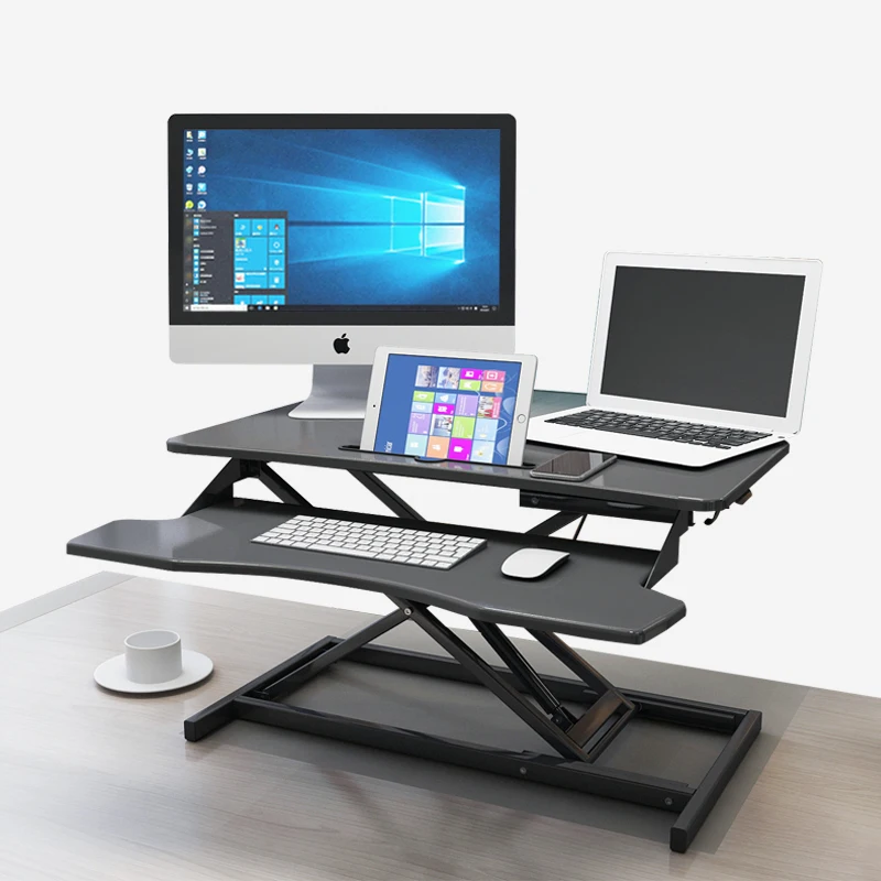 

Stand-up Computer Lifting Table Notebook Desktop Computer Table Stand-up Office Worktable Desktop Elevating Rack