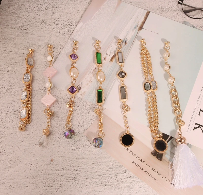 Сплав с камнями стразами кольцо материал ручной работы вешалка для кисточек