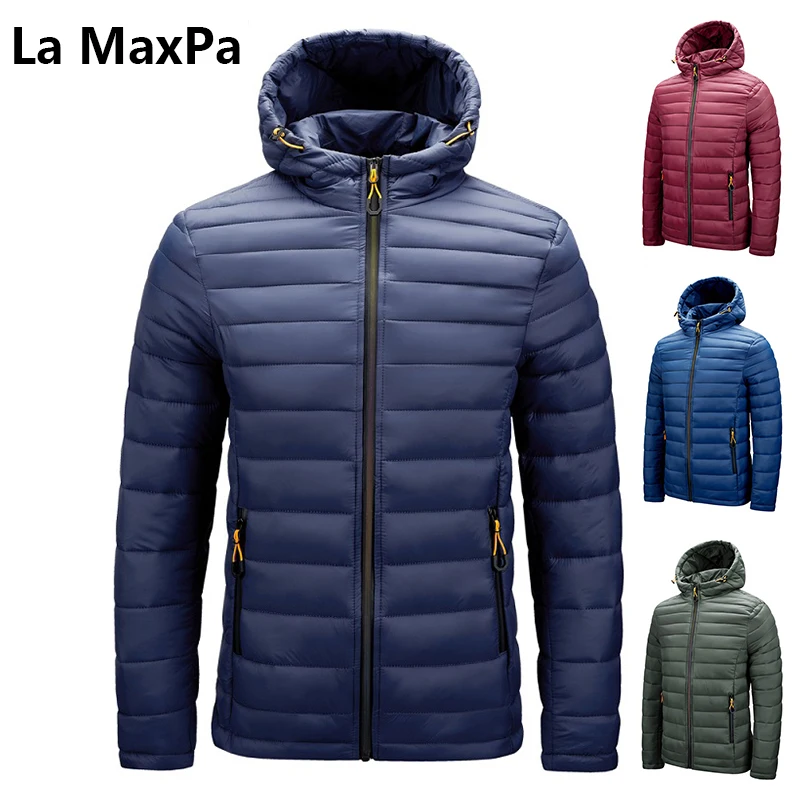 

Men 2022 Winter Brand Warm Waterproof Thick Jacket Parkas Coat Men New Autumn Windproof Detachable hat Slim Parkas Jacket Men