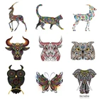 Термонаклейки для Глажка одежды нашивки Бабочка стены стикеры сделай сам нашивка со слоном прокладочный материал с поливинилхлоридная клей в полоску с надписью 