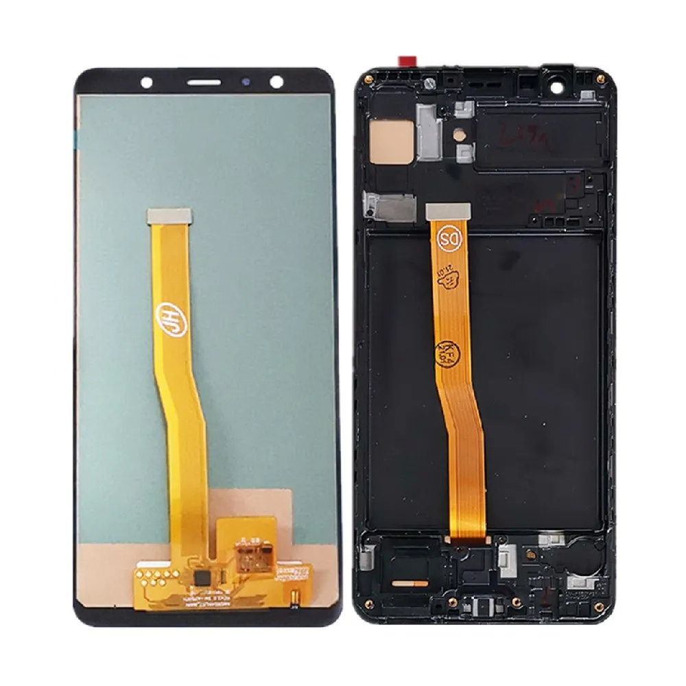 

For Samsung A7 2018 A750 LCD A750F Display Touch Screen Digitizer Assembly For Samsung A750 Display Screen With Frame