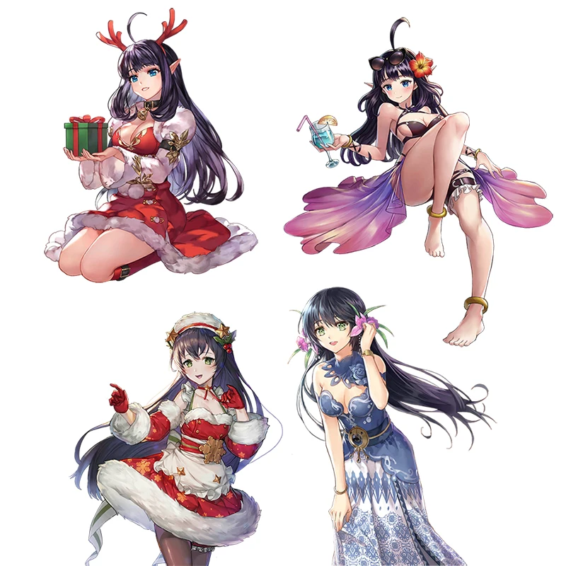 

Водонепроницаемые наклейки CDM352 King's Raid для мотоцикла, автомобиля, подарка, велосипеда, ноутбука