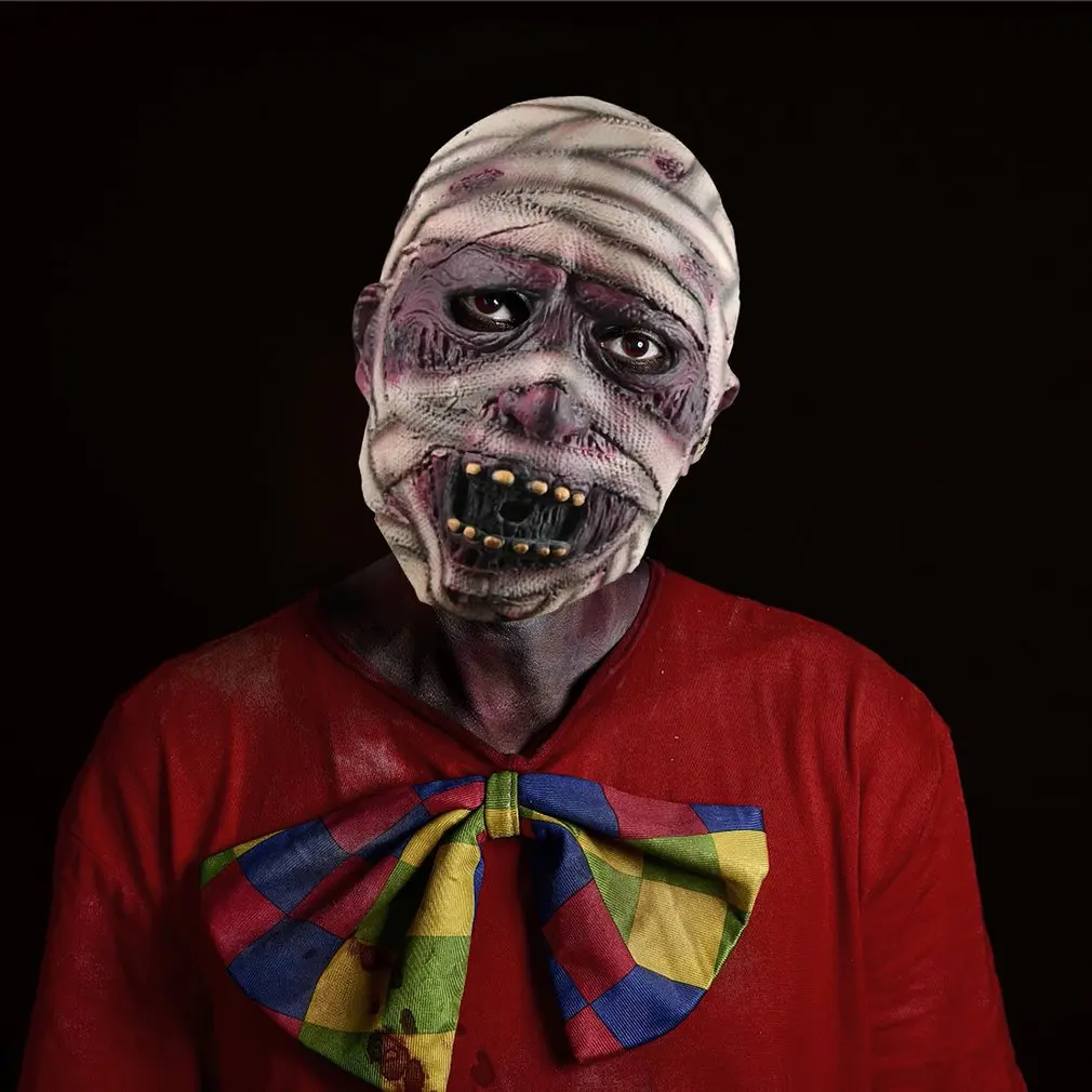 

Хэллоуин, ужасная маска, латексный поглощающий головной убор, дом с привидениями, игрушки для розыгрывечерние, вечеринка, кровавая голова, р...