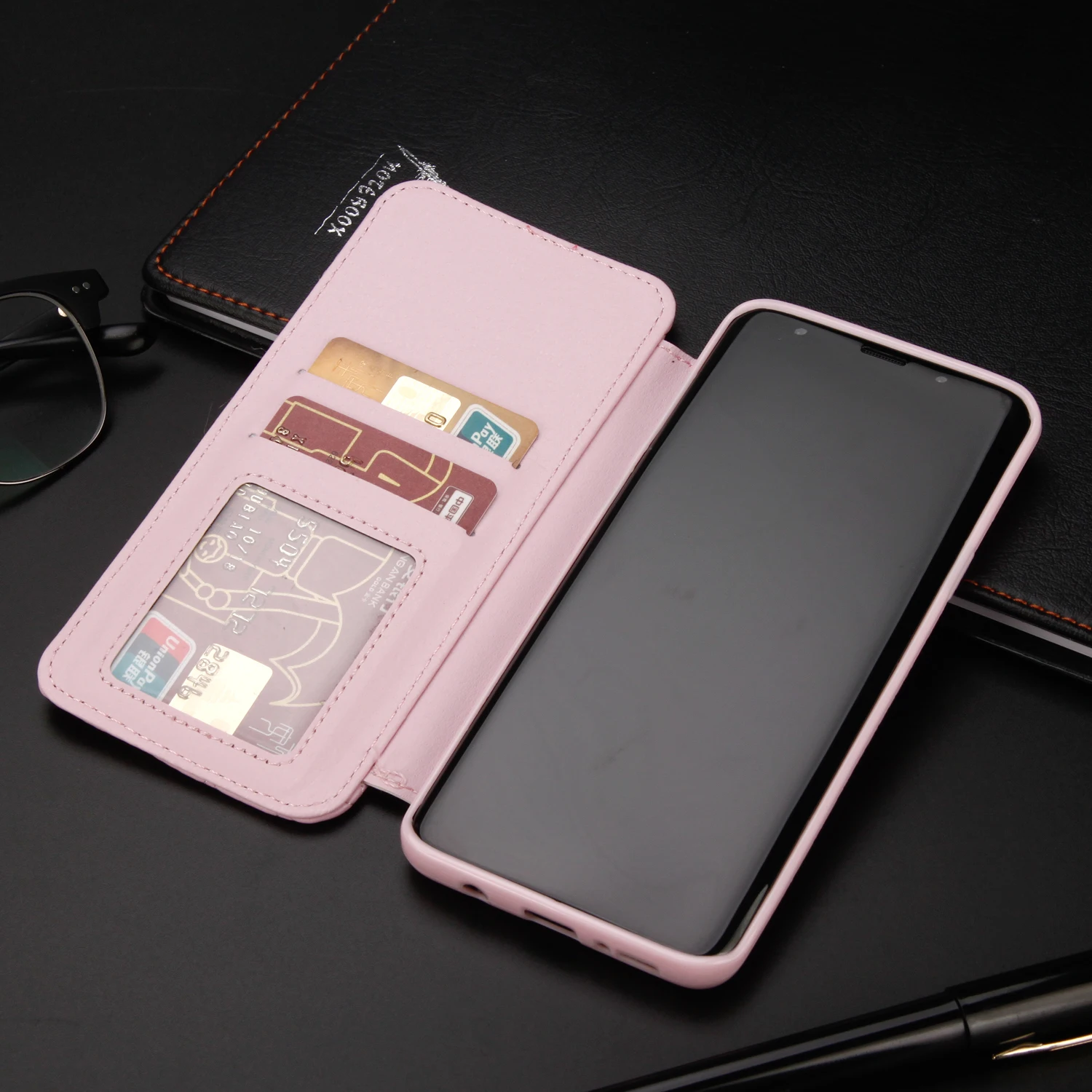

Crown Glitter For Samsung Galaxy S20 S10 S8 S9 Plus S7 Edge S20 Ultra Case Leather Wallet Queen Case Flip Cover Mobile Phone Bag