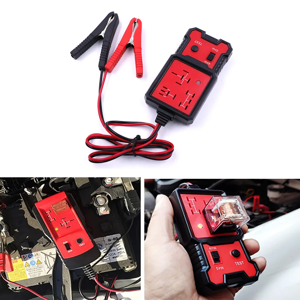 

Универсальный тестер автомобиля 12 В тестер реле автомобильный тестер батареи светодиодный дисплей анализатор неисправностей Диагностиче...