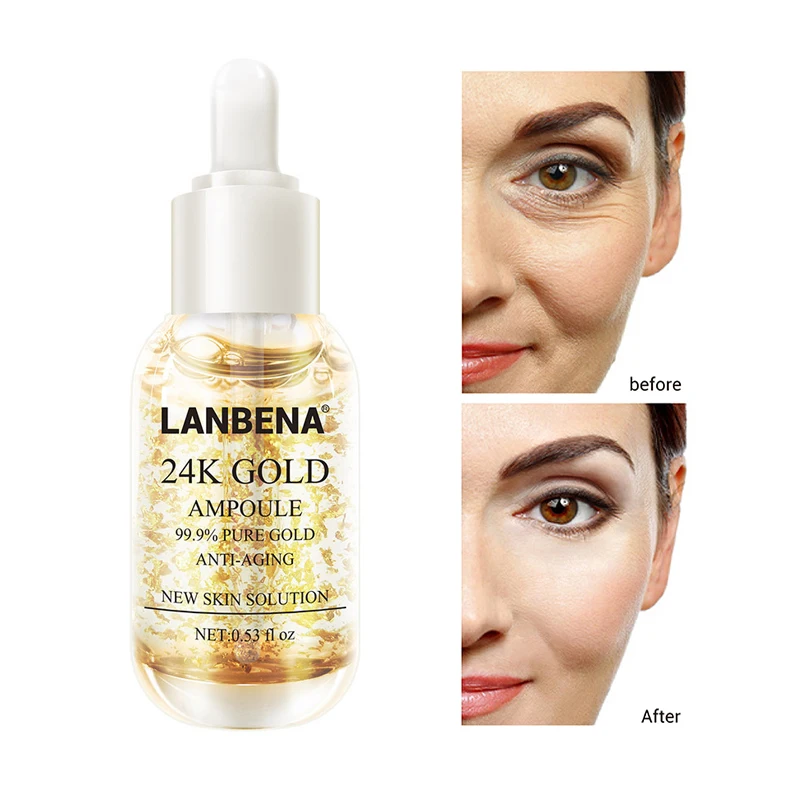 

24KGold Facial Essence Firming Moisturizing Repair Anti-aging Fading Fine Line Skin Care Anti-Wrinkle Liquid Skin Care Products