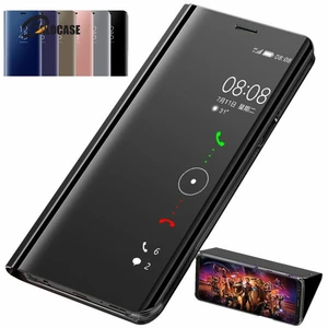 smart mirror flip case for samsung galaxy a11 a12 a21s a31 a41 a51 a71 note10 lite m11 m21 m31 m51 a32 4g a42 a52 a72 a02s cover free global shipping