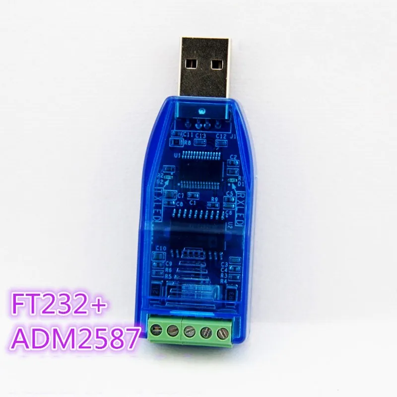 Бесплатная доставка промышленный USB к RS485 конвертер магнитно изолированный 2500V|usb