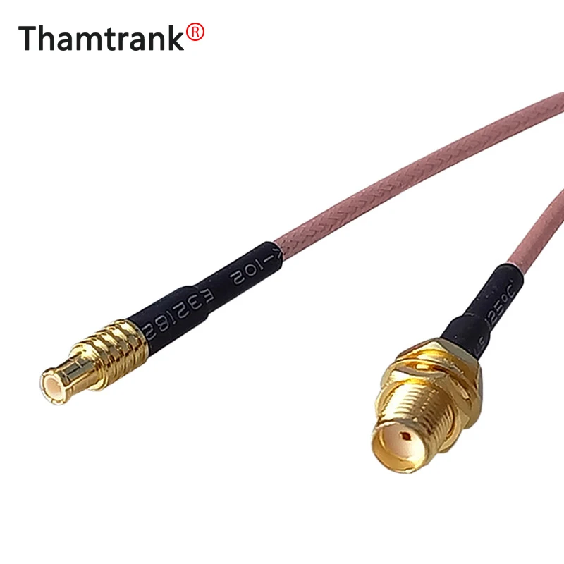 100 шт./лот SMA Гнездовой разъем для прямой MCX Штекер РЧ коаксиальный кабель в сборе