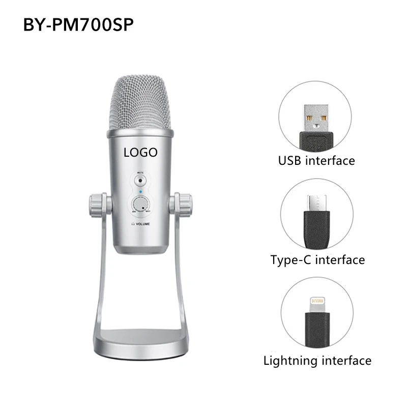 

BY-PM700SP condenser microphone mobile phone computer microphone live broadcast