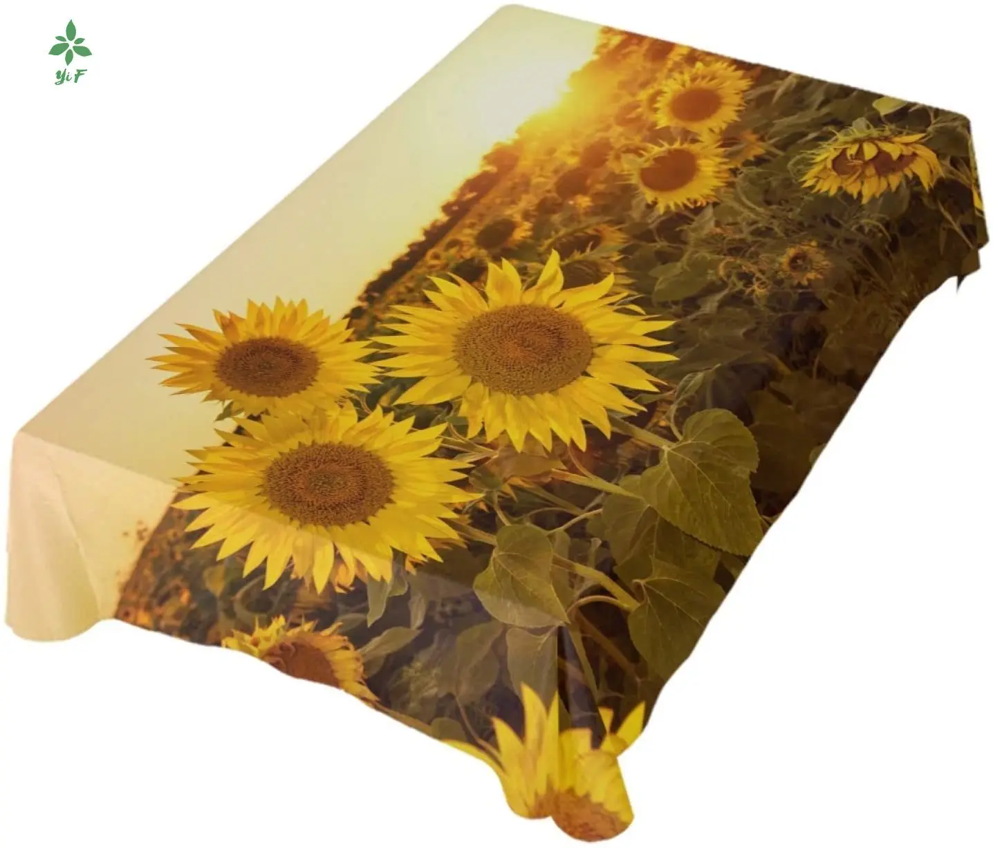 

Decorative Party Sunflower Landscape Tablecloth Table Decoration