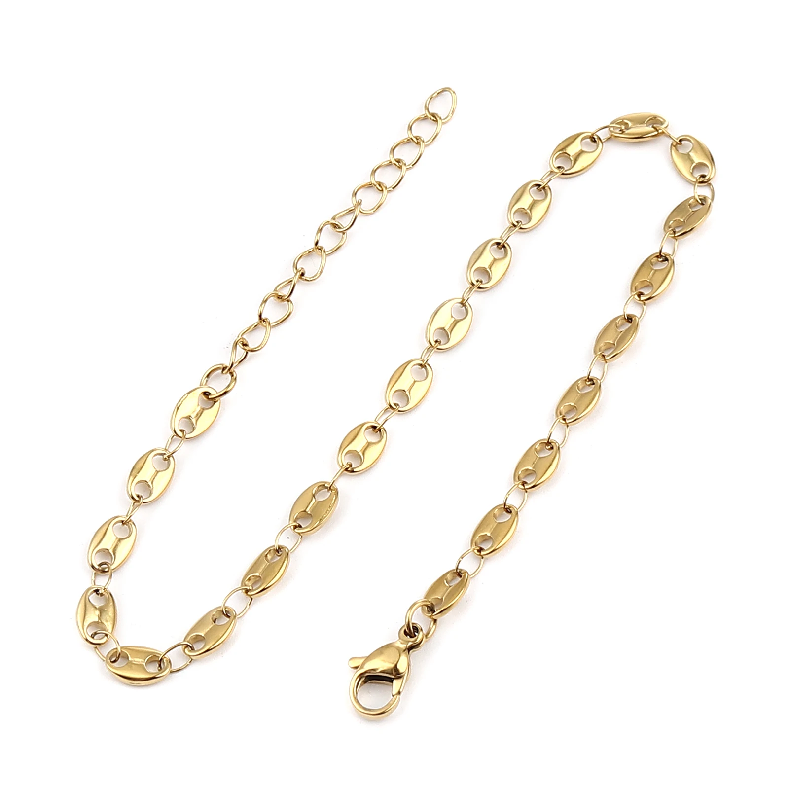 Браслеты-анклеты для женщин уникальные ювелирные украшения золотого цвета