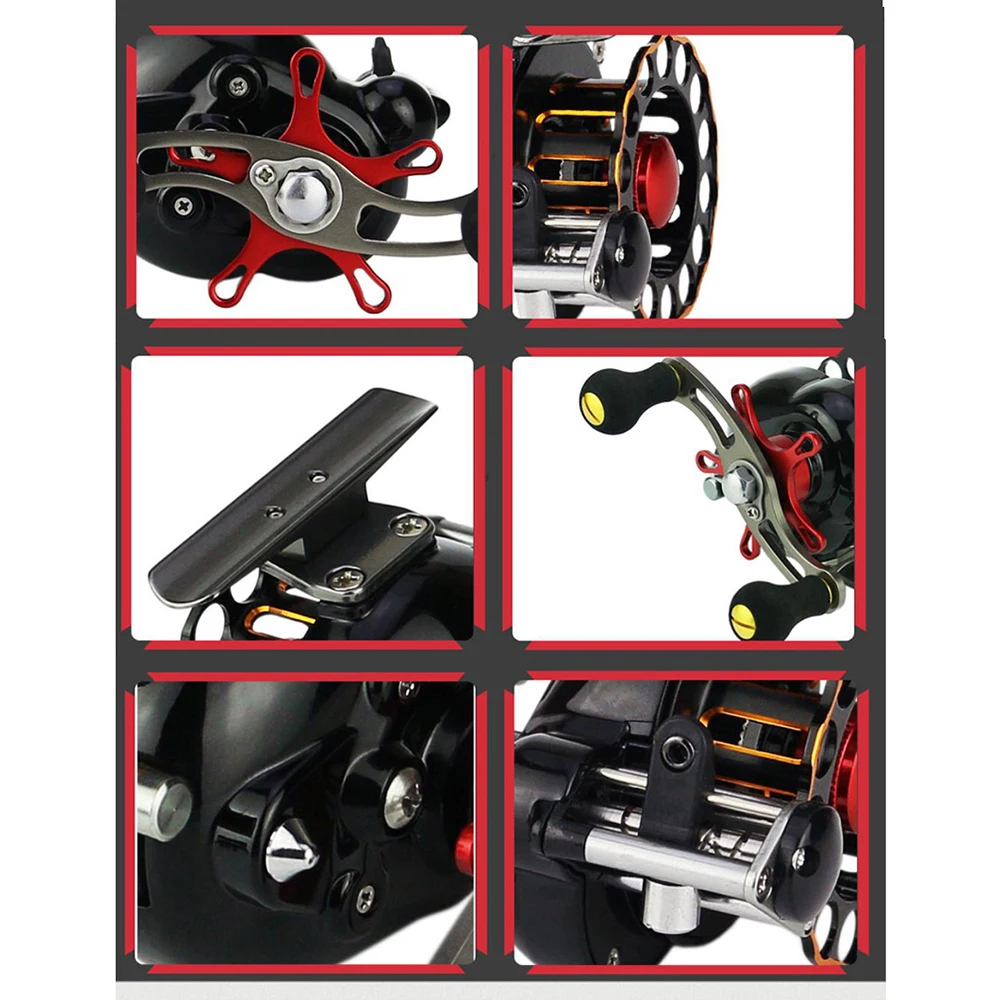 

4+1BB Left/Right Hand Fly Fishing Reel G-ratio 3.5:1 Full Metal Wheel Fishing Tackle