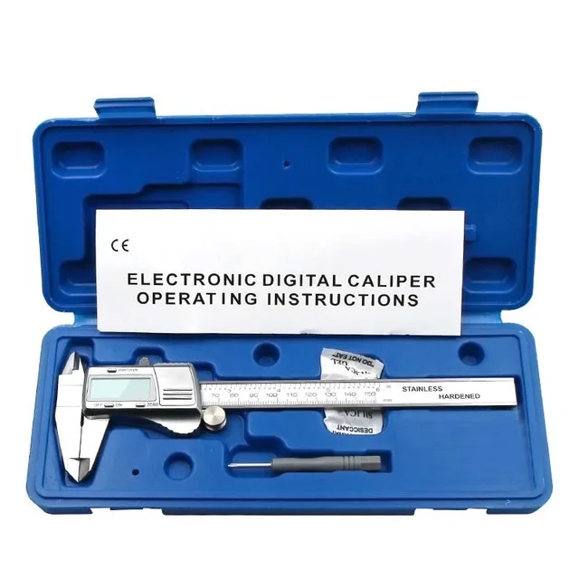 

6" 0-150mm Stainless Steel Nonius Digital Display High Precision Vernier Electronics Caliper Wenwan Slide Gauge Measuring Tool