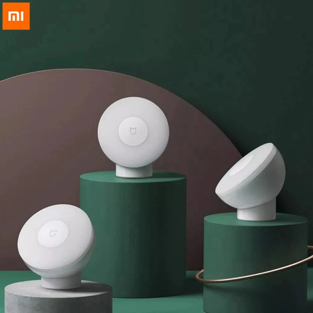 Светодиодный индукционный ночник Xiaomi Mijia 2 лампы с регулируемой яркостью