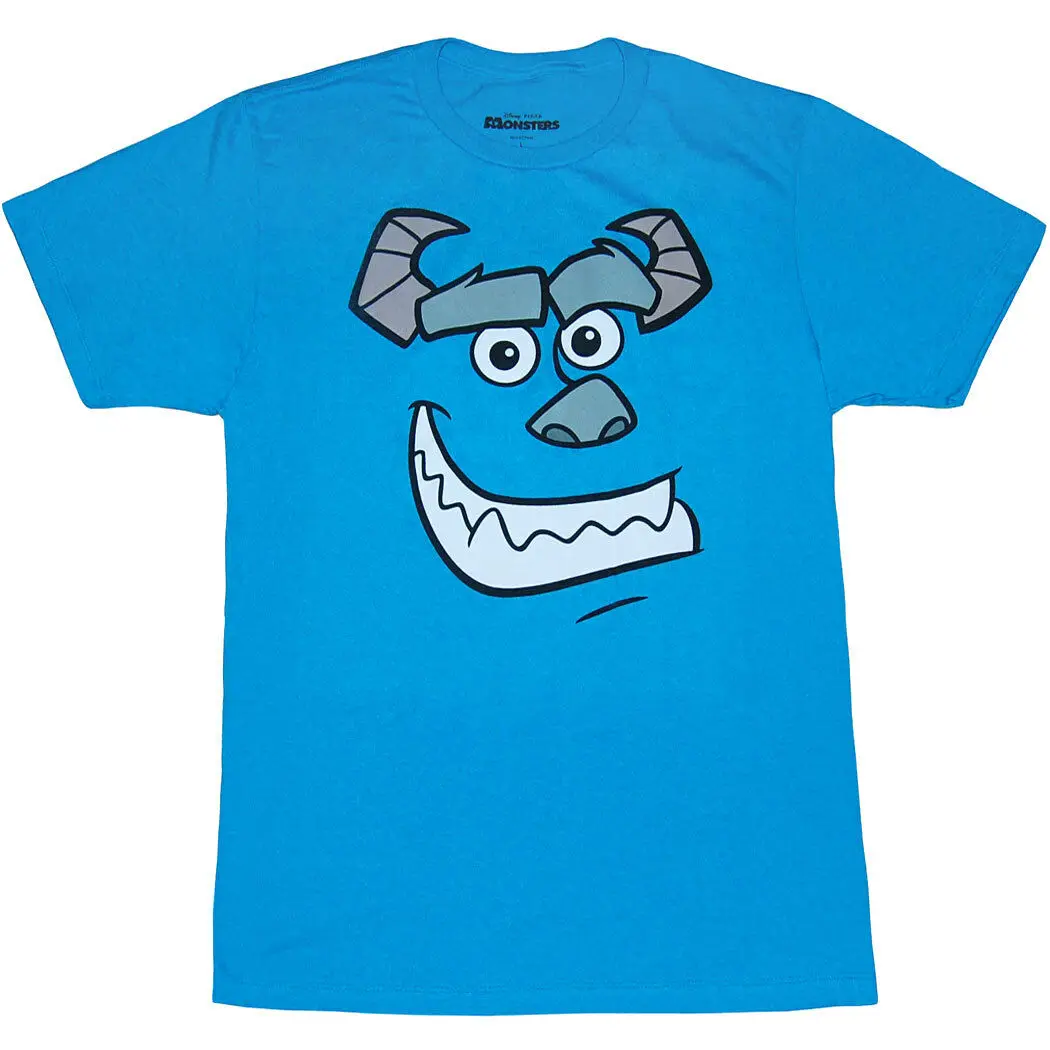 Monsters Inc Sulley Face футболка для мужчин и женщин Мужская уличная одежда с принтом