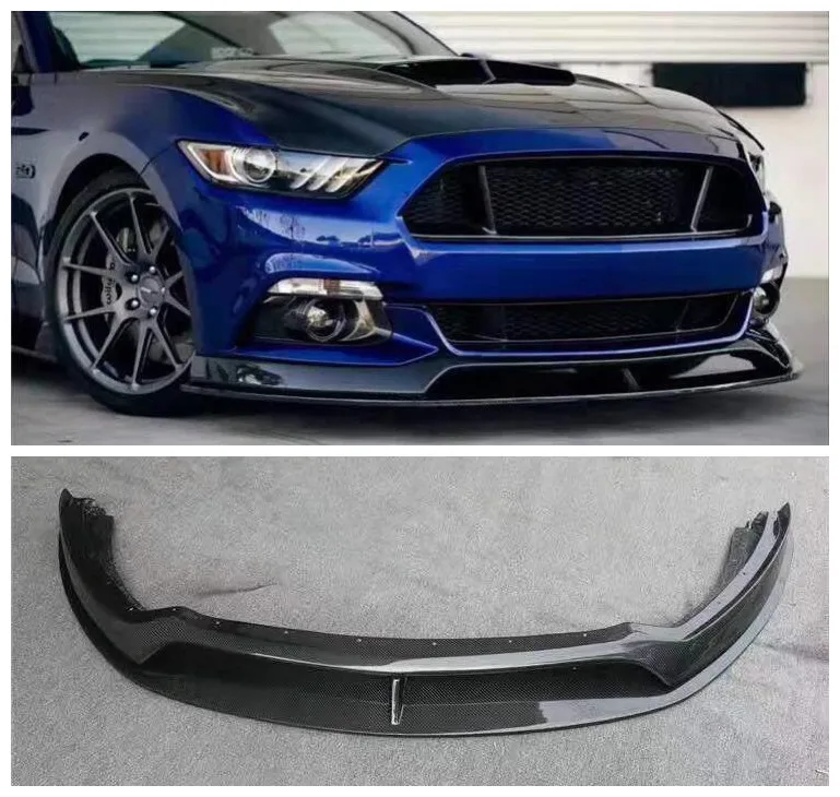 Автомобильный диффузор для переднего бампера из углеродного волокна подходит Ford