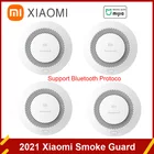 Пожарная сигнализация Xiaomi MI 2021, звуковой визуальный датчик дыма, охранный удаленный MiHome APP, смарт-управление, пожарная сигнализация, рабочий шлюз 3