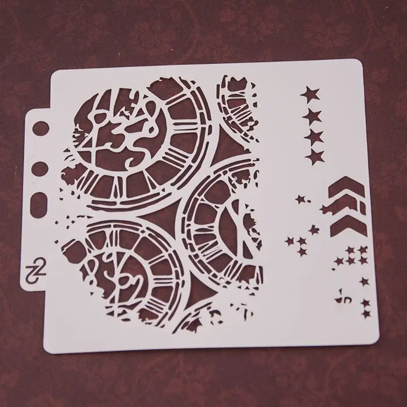 

Wheel Stencils Template Painting Scrapbooking Embossing Stamping Album Card DIY Crafts