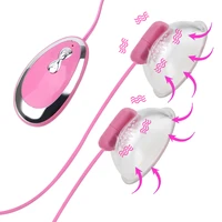 breast enlarge massager nipple suction cups vibrator nipple sucker sex toy for women tongue lick electric breast pump