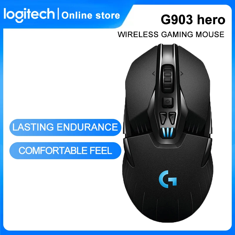 Мышь Logitech G903 Lightspeed Беспроводная игровая, Bluetooth, RGB, 12000 DPI