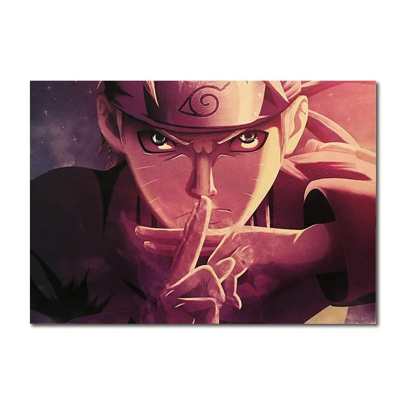 

Japanese Anime Kraft Paper Poster Home Bedroom Wall Decoration Painting Core 50.5x35cm