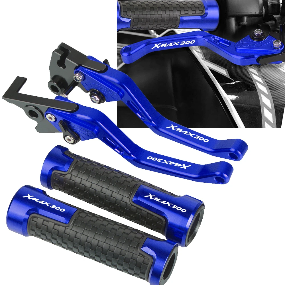 

Motorcycle Accessories Racing Grips Handle Grips Brake Levers Clutch For YAMAHA XMAX300 all years 2020 2019 2018 2017 2016 2015