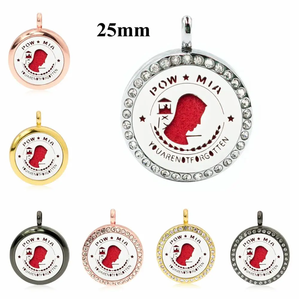 25 мм духи эфирное масло диффузор кулон подходит к ожерелью (бесплатно случайный 5