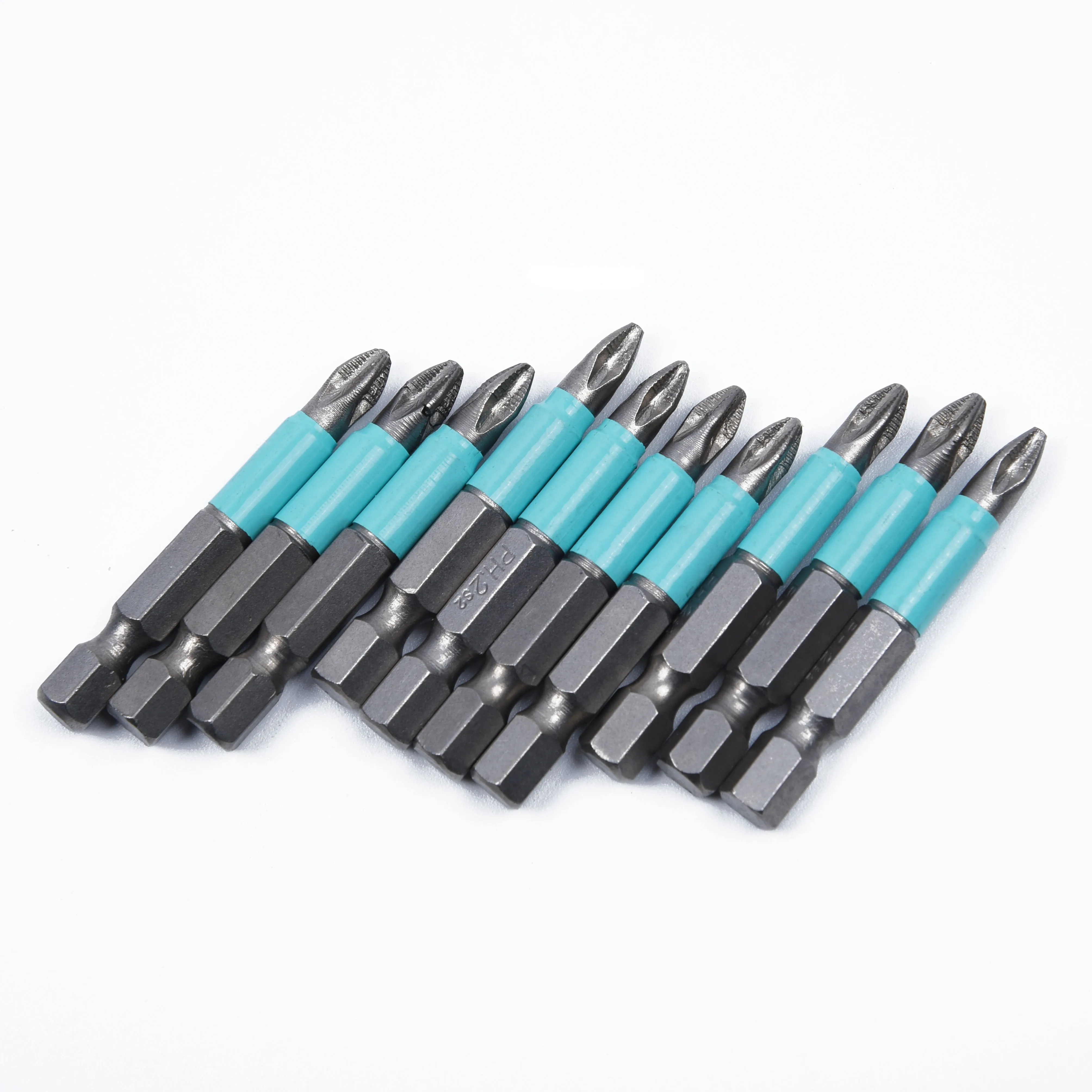 

Anti-Slip Ph2 Cross Head Impact Screwdriver 1/4 Hex Shanks Alloy Steel Magnetic