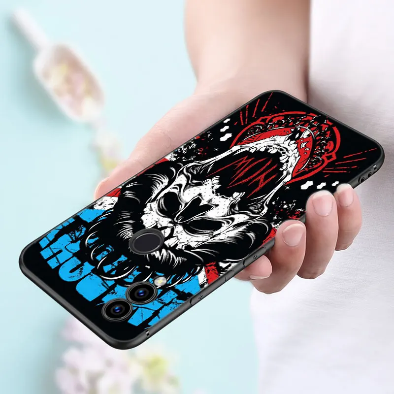 Чехол в стиле панк-рок с черепом для Huawei Honor 10X Lite 7A 7S 8A 8S 8C 8X 9A 9C 10i 20i 30i 20S 20E 9X Pro 10 8
