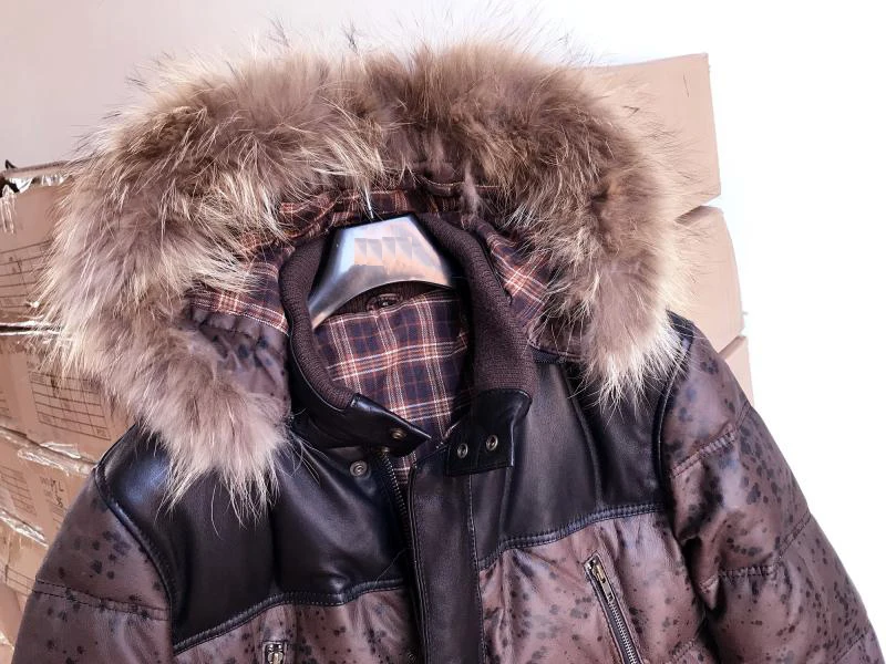 Новинка 2021 зимнее Мужское пальто на утином пуху куртка из натуральной коровьей